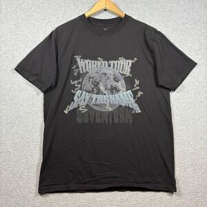 Seventeen Say The Name World Tour Concert T-Shirt Black Size Large US Stops